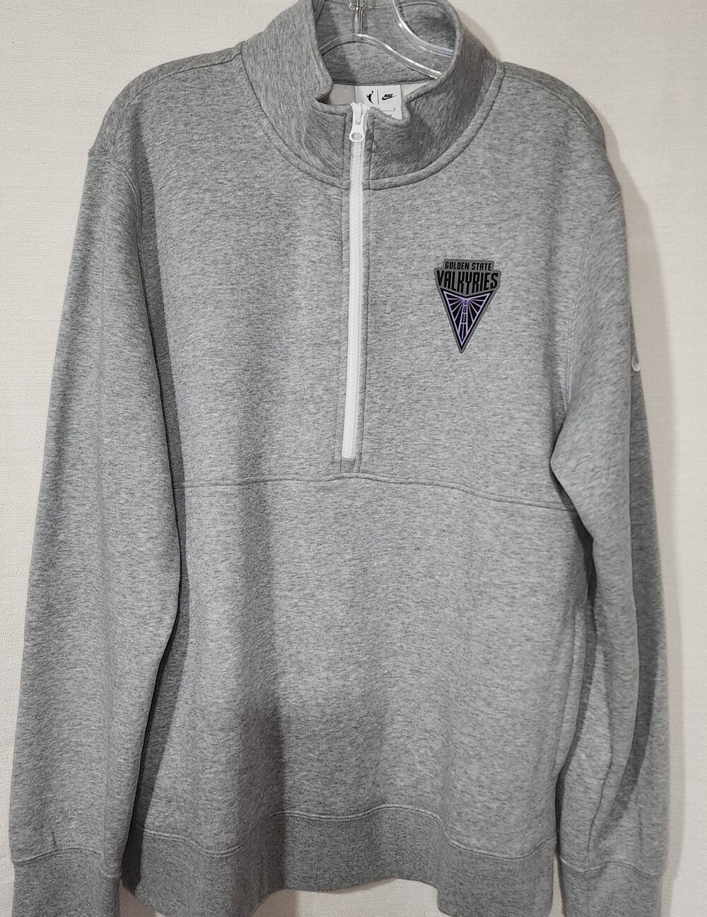 Golden state Valkyrie Nike 1/2 zip fleece women's Large NWT